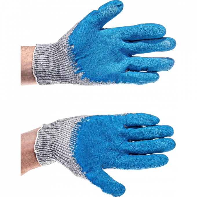 Трикотажные перчатки с рельефным латексным покрытием Gigant, 13 класс, 200 пар GHG-04-2 18826704